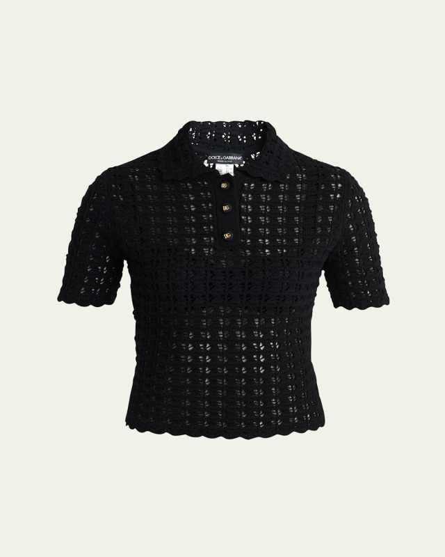 Polo Crochet Top
